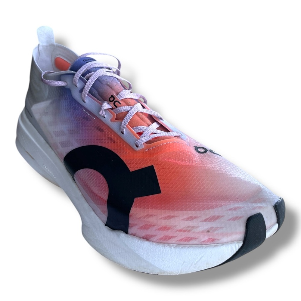 On Cloudboom Strike Super Shoes White/Flame Men's 11